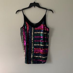 Festive sequin cami
